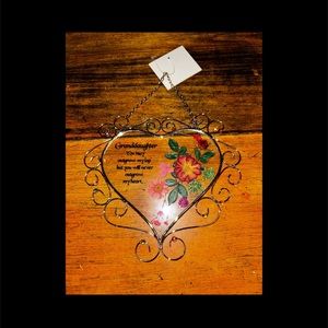 New Swirled Metal Dried Pressed Flowers For Granddaughter Sun-catcher